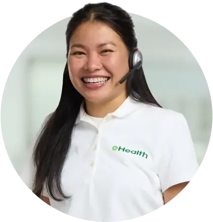 Smiling Ehealth sales agent.